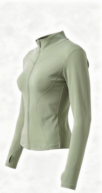 locachy women's lightweight stretchy workout full zip running track jacket in sage green. locachy women's lightweight stretchy workout full zip running track jacket in sage green.